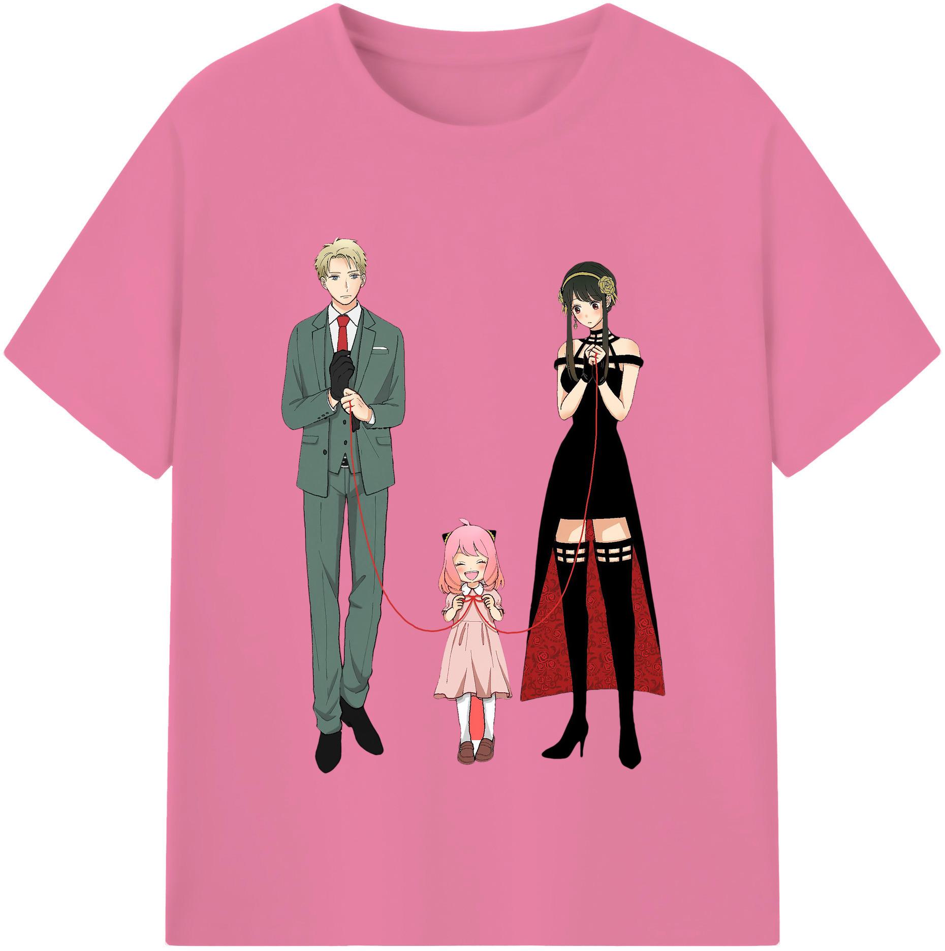 （画像用） SPY×FAMILY间谍家家酒 綿100％半袖Tシャツ（フロントプリント）